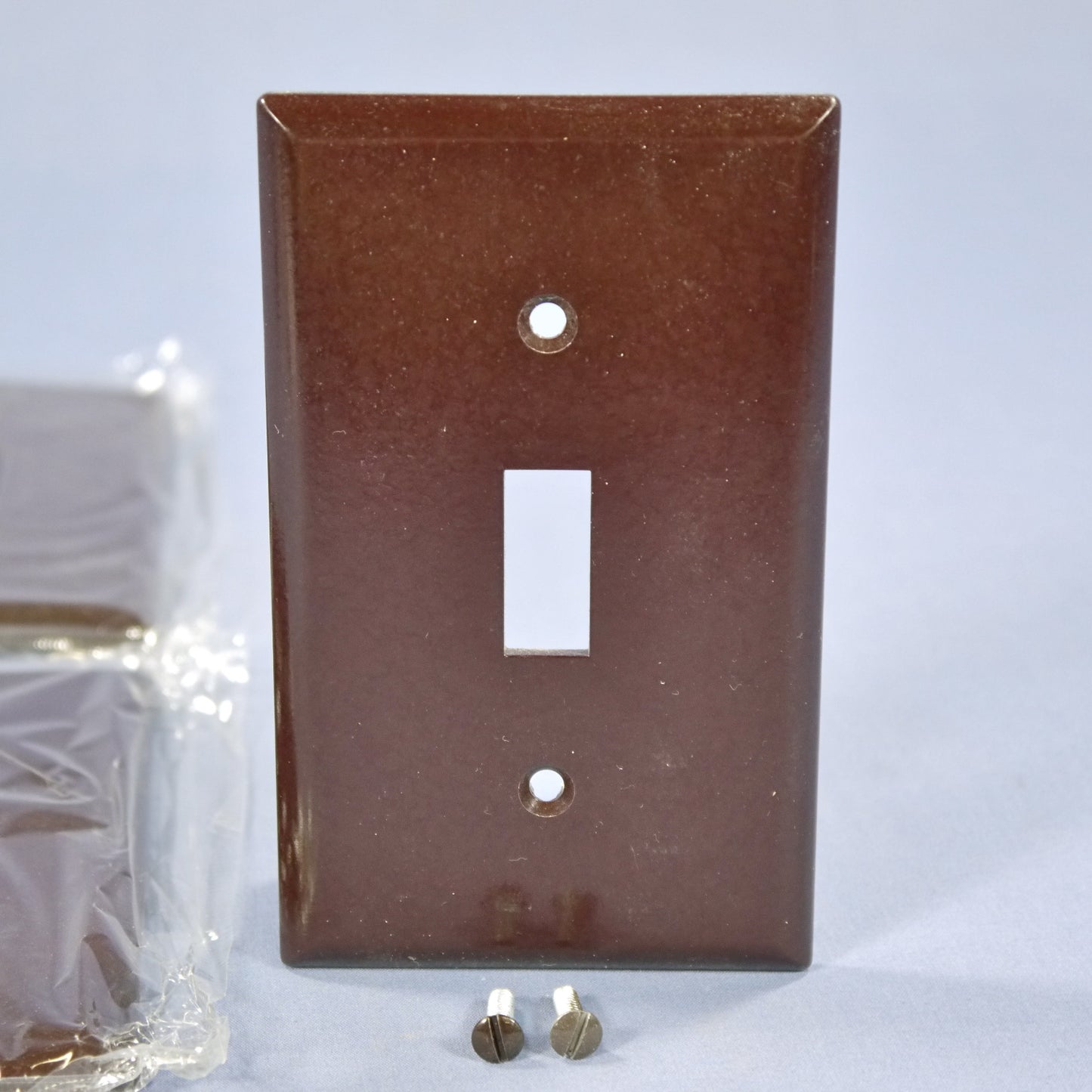 Eagle 2134B Brown 1-Gang Toggle Switch Plastic Standard Wallplate Covers 5-pack