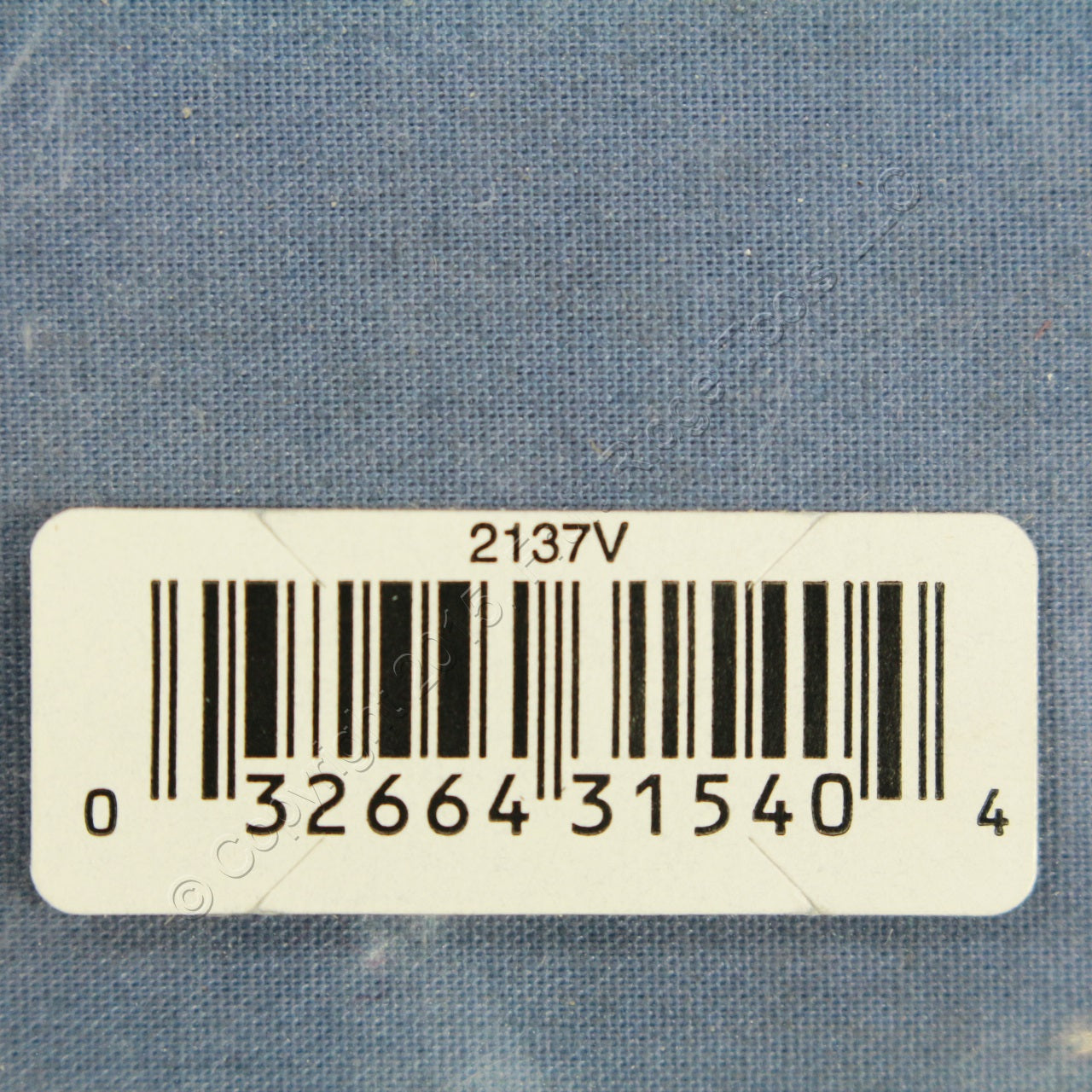 Eagle 2137V Ivory 2-Gang Blank Plastic Standard Wallplate Cover Plate Box Mount