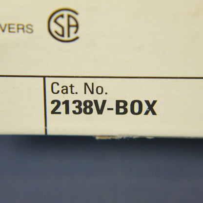 Eagle 2138V Ivory 2-Gang Toggle Duplex Plastic Standard Wallplate Cover 10-pack