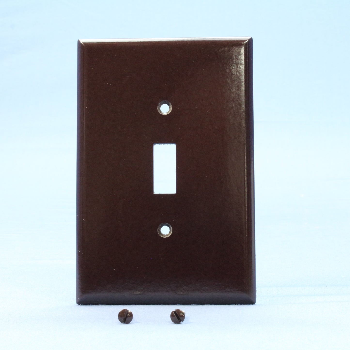 Eagle 2144B Brown 1-Gang Toggle Switch Oversize Wallplate Plastic Cover Plate