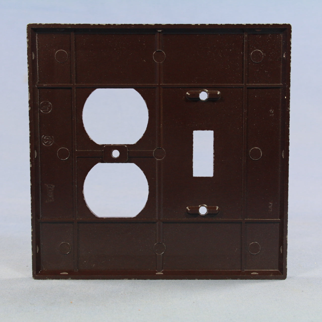 Eagle 2148B Brown 2-Gang Oversize Switch Receptacle Wallplate Outlet Jumbo Cover