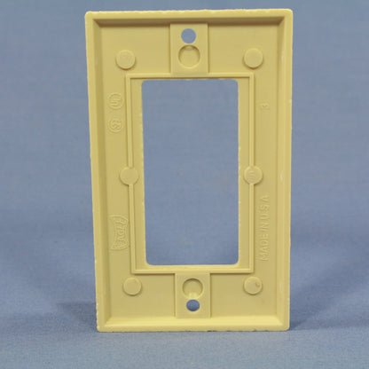 Eagle 2151V Ivory 1-Gang Decorator GFCI Plastic Standard Wallplate Covers 5-pack