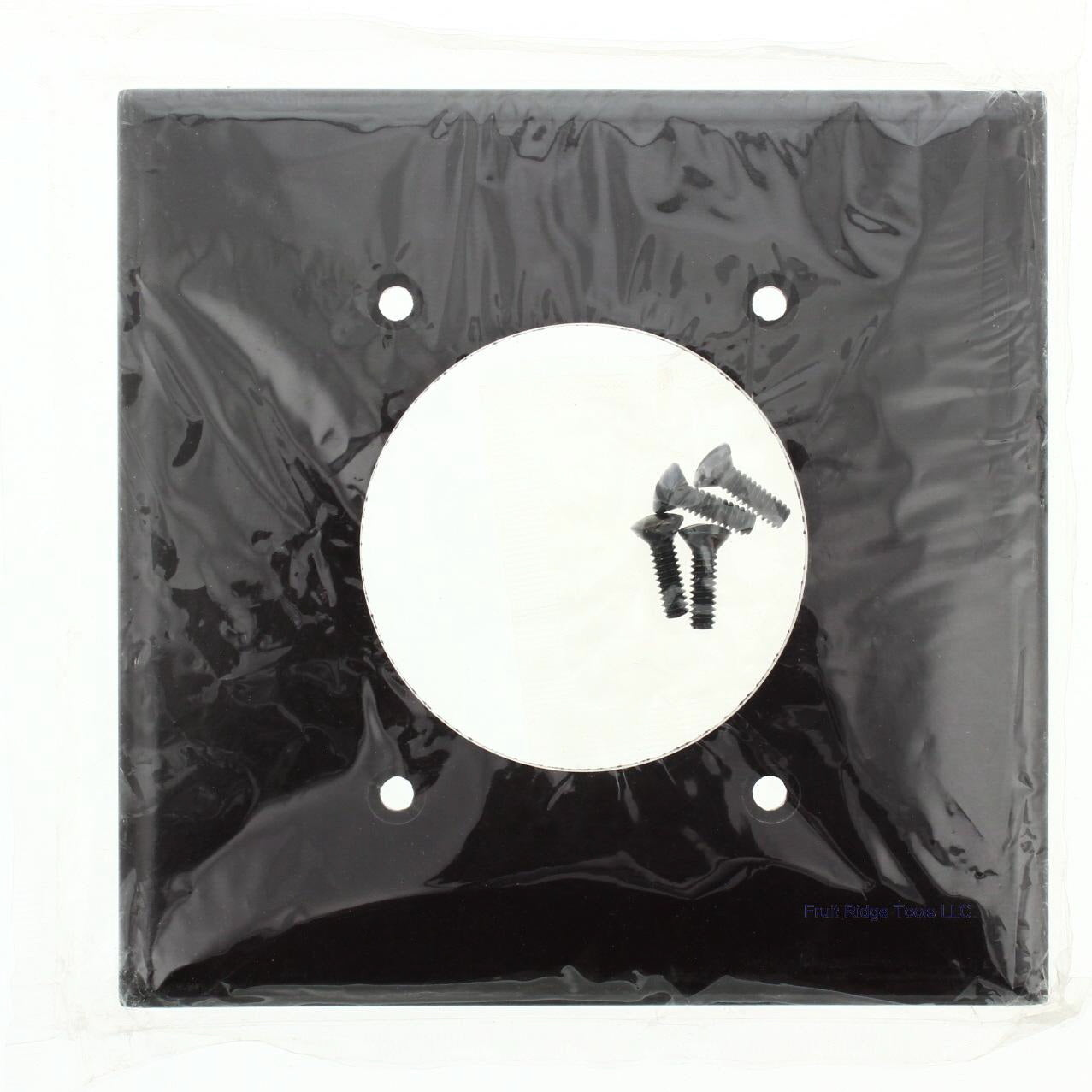 Eagle 2168B Brown 2-Gang 2.15" Power Outlet Plastic Standard Wallplate Cover
