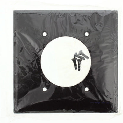 Eagle 2168B Brown 2-Gang 2.15" Power Outlet Plastic Standard Wallplate Cover