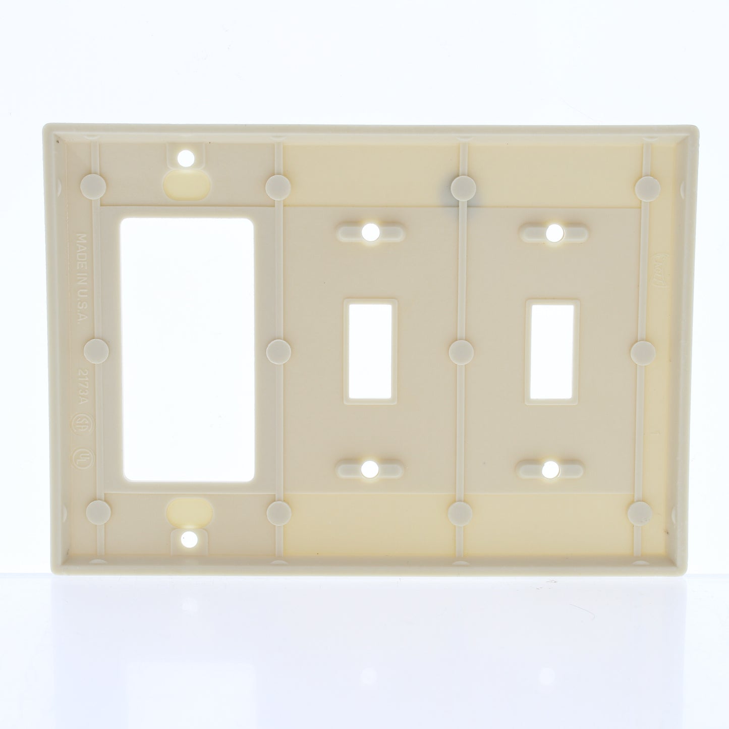 Eagle Ivory Standard Switch Cover Decorator Gfci Gfi Thermoset Wallplate 2173V