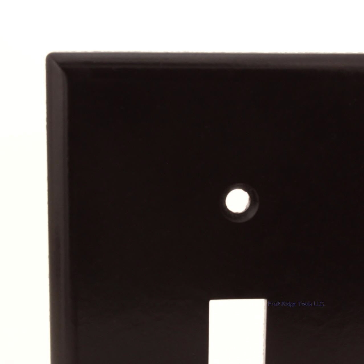 Eagle Brown 1-Gang Standard Thermoset Plastic Toggle Switch Light Cover Plate