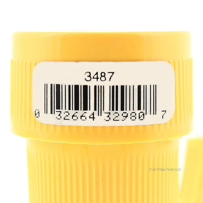 Eagle Nylon Yellow Straight Blade High Visibility Connector 5-15R 15A 125V 3487