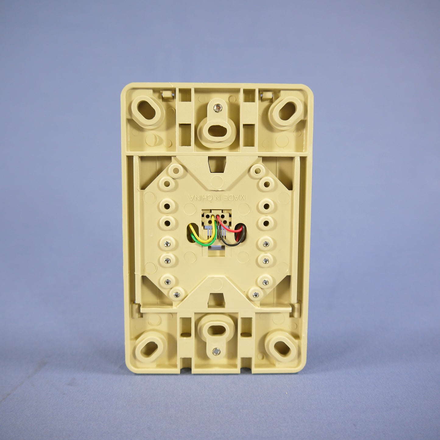Eagle 3251-4V Ivory 1-Gang Phone Jack Unbreakable Nylon Standard Wallplate Cover