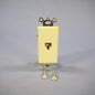 Eagle 3560-8V Ivory 1-Gang Flush 8-Conductor Decorator Voice Modular Jack Insert