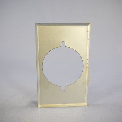 Eagle 39CH/10 Chrome 1-Gang Power Outlet 2.156" Chrome Plated Steel Wallplate