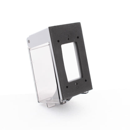 Eagle Clear Weather Protective Outdoor Decorator GFCI Receptacle Cover 4966-SP