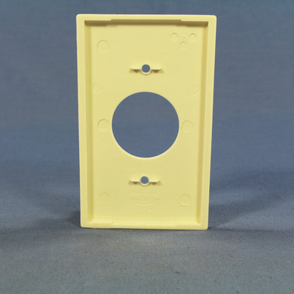 Eagle 5131A Almond 1-Gang 1.406" Unbreakable Nylon Wallplate Receptacle Cover