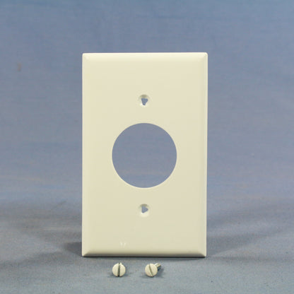 Eagle 5131W White 1-Gang 1.406in. Outlet Unbreakable Standard Wallplate Cover