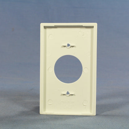 Eagle 5131W White 1-Gang 1.406in. Outlet Unbreakable Standard Wallplate Cover