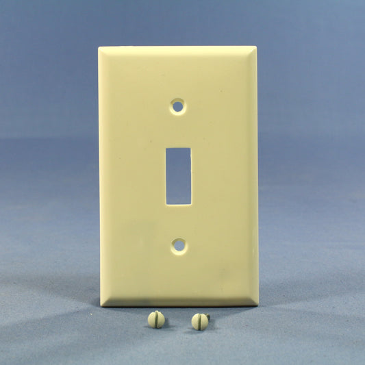 Eagle 5134A Almond 1-Gang Toggle Switch Unbreakable Nylon Standard Wallplate