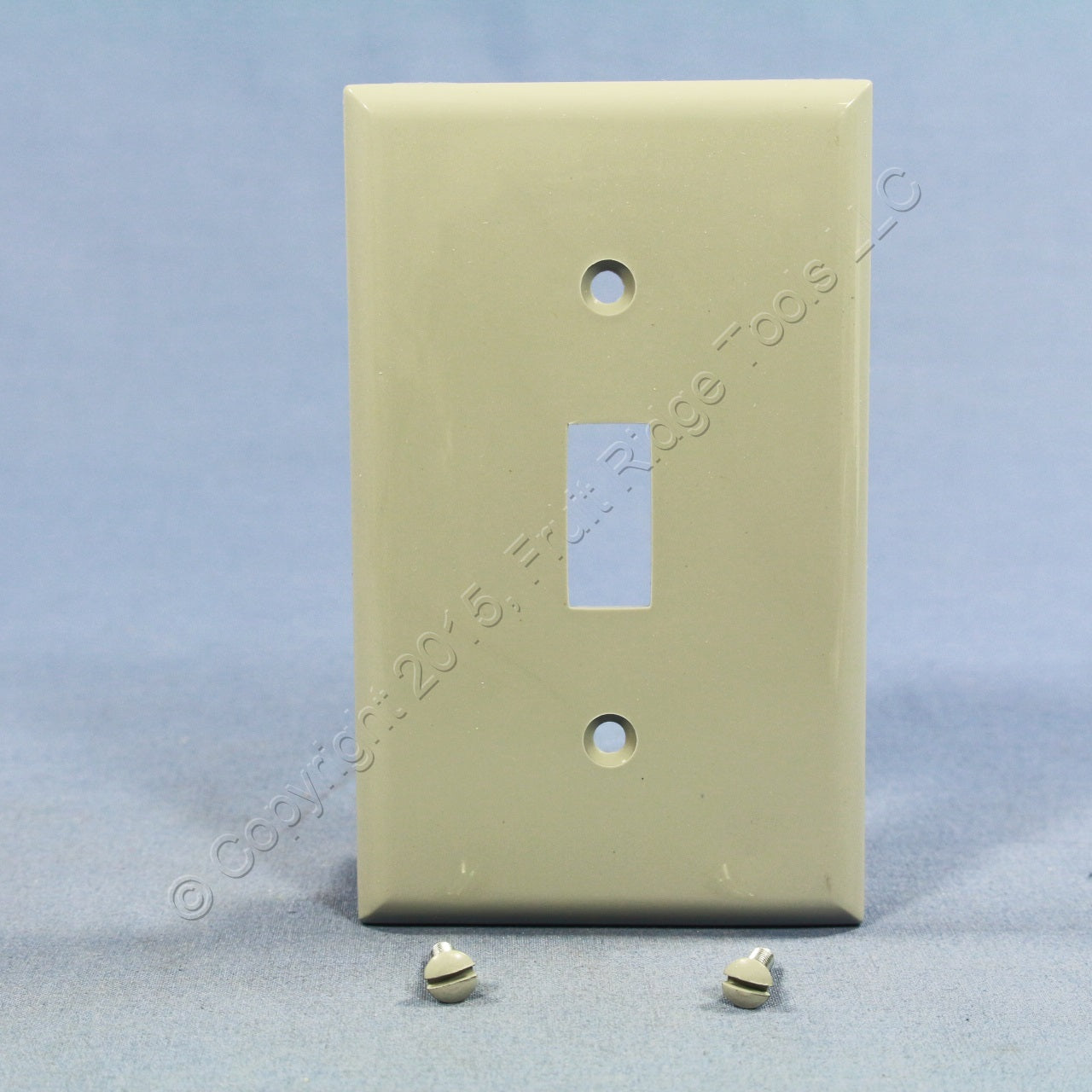 Eagle 5134GY Gray 1-Gang Toggle Switch Unbreakable Nylon Standard Size Wallplate