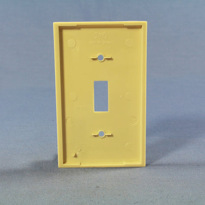 Eagle 5134V Ivory 1-Gang Toggle Switch Unbreakable Nylon Standard Size Wallplate