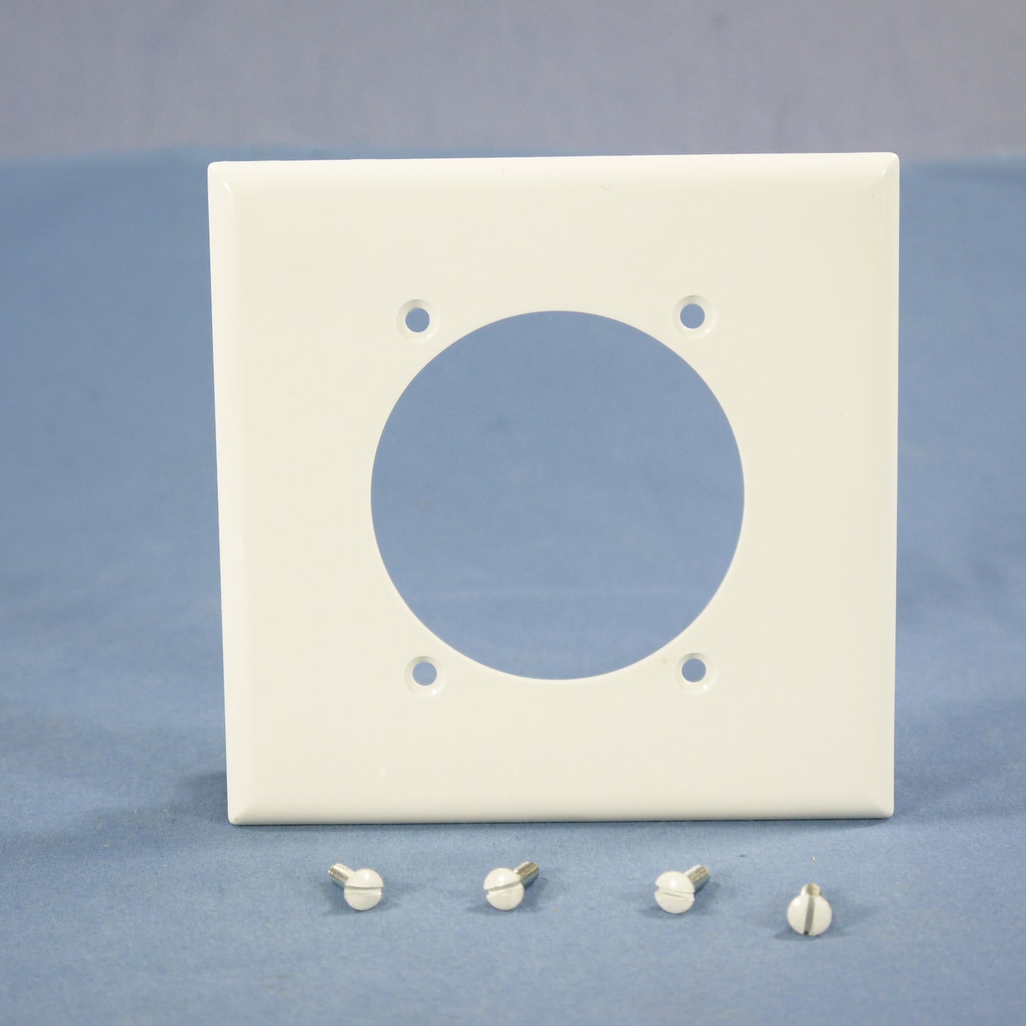 Eagle 5169W White 2-Gang Unbreakable Dryer Range Welder 2.47" Outlet Wallplate