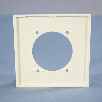 Eagle 5169W White 2-Gang Unbreakable Dryer Range Welder 2.47" Outlet Wallplate