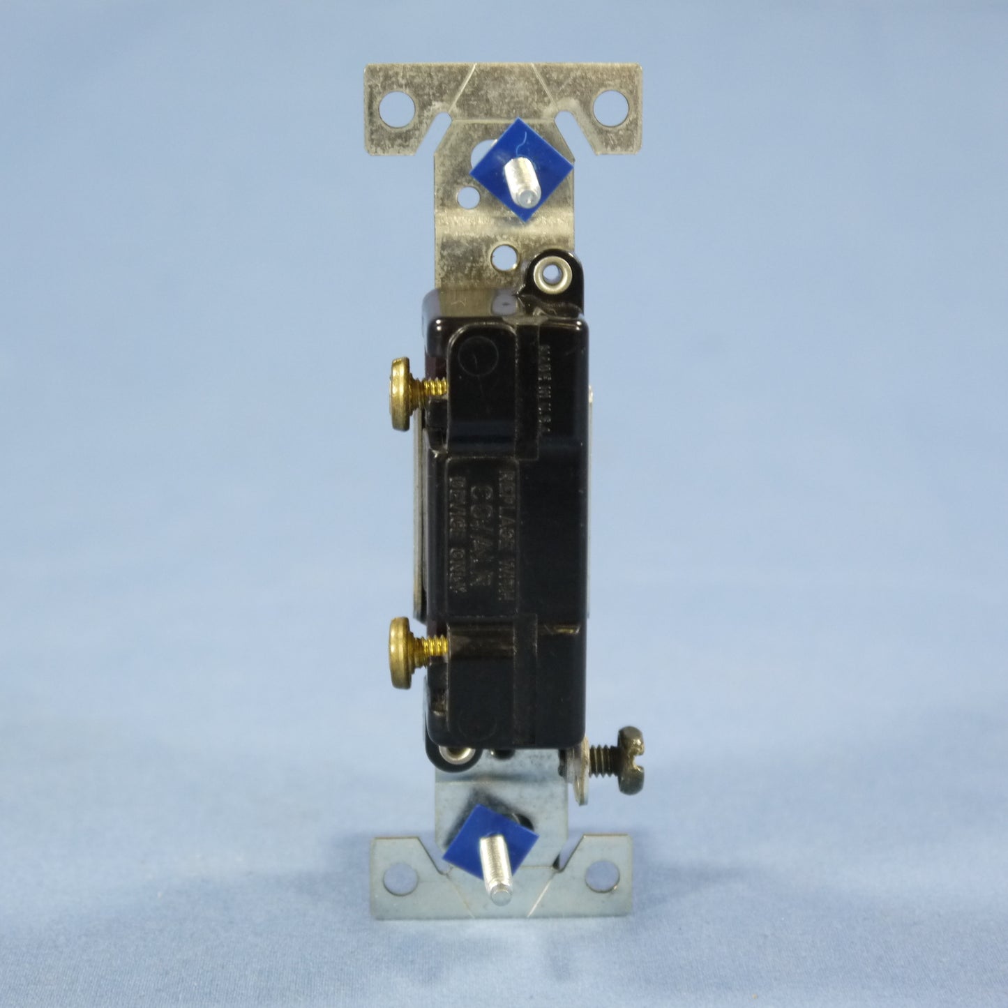 Eagle Brown Single Pole Toggle Light Switch CO/ALR Aluminum Bulk 15A 5221-7B