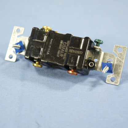 Eagle Brown 3-Way Toggle Wall Light Switch CO/ALR Aluminum Wiring 15A 5223-7B