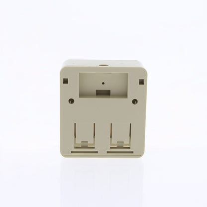 Eagle 5532V Ivory Commercial Grade 2-Port Surface Mount Office Box 110 Style