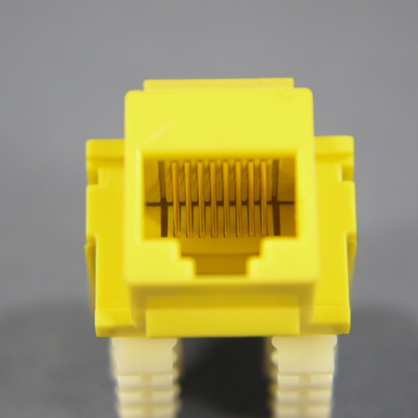Cat 5 Snap-In Modular Jack 110 Style 8-Position 8-conductor Eagle Yellow 5546Y