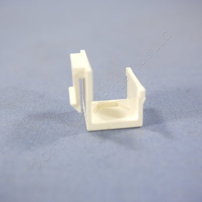 10 Eagle White Modular Plastic Wallplate Blank 1-Port Filler Adapter Inserts