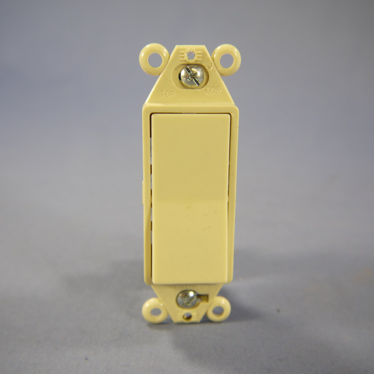 Eagle 6301V Ivory Residential Single Pole Decorator Rocker Wall Light Switch 15A