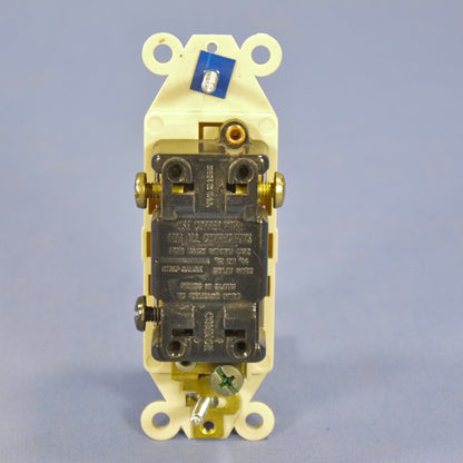Eagle 6303V 3-Way Ivory Residential Decorator Rocker Wall Light Switch 15A Bulk