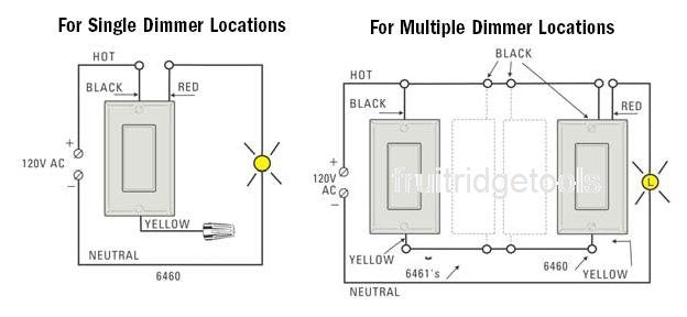 Cooper 6460V-K-C Ivory 3-Way 4-Way Decorator Touch Pad Master Dimmer Switch 600W