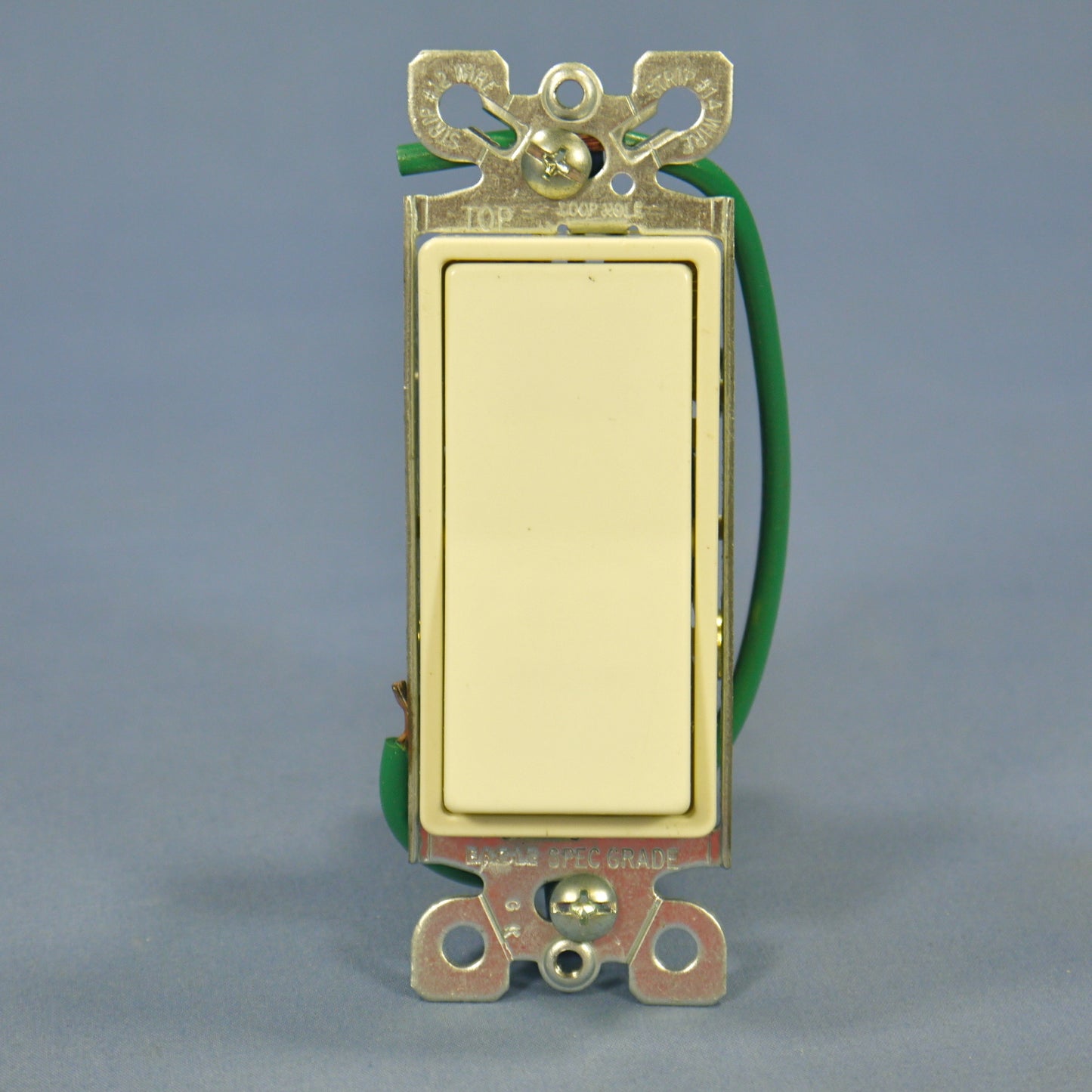 Eagle 6504A Almond Commercial Grade 4-Way Decorator Rocker Wall Light Switch 15A