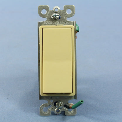 Eagle 6504V Ivory Decorator Rocker Wall Light Switches 4-Way 15A 120/277V 10pcs