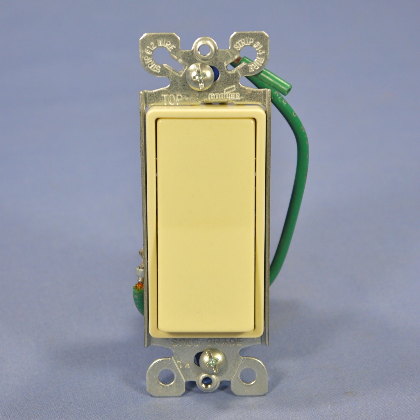 Eagle 6504V Ivory 4-Way Commercial Grade Decorator Rocker Wall Light Switch 15A