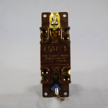 Eagle 6604B Brown Framed 4-Way Decorator Rocker Wall Light Switch 15A 120/277V