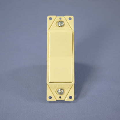 Eagle 6604V 4-Way Ivory Framed Decorator Rocker Wall Light Switch 15A 120/277V