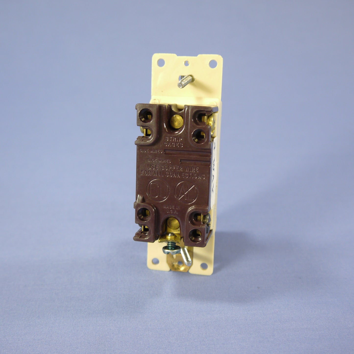 Eagle 6604V 4-Way Ivory Framed Decorator Rocker Wall Light Switch 15A 120/277V