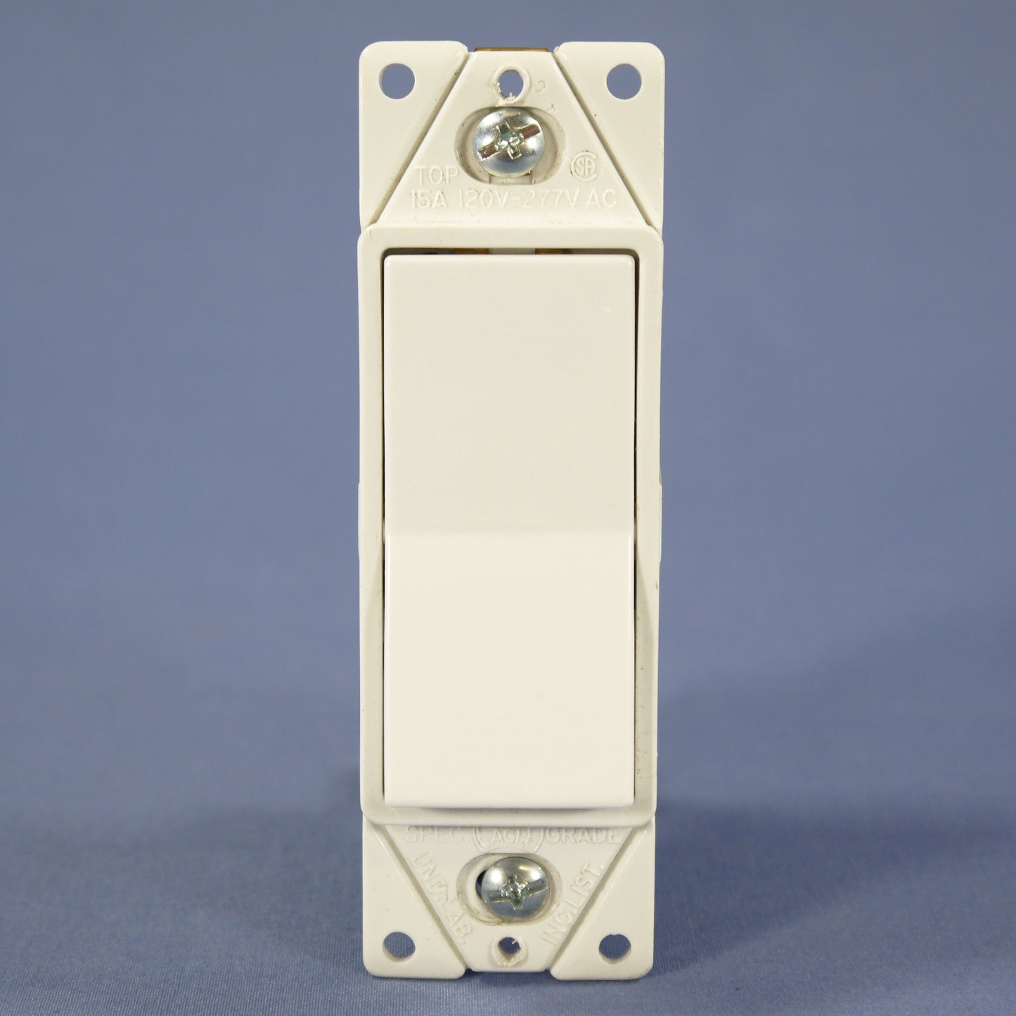 Eagle White Framed 4-Way Decorator Rocker Wall Light Switch 15A 120/277V 6604W