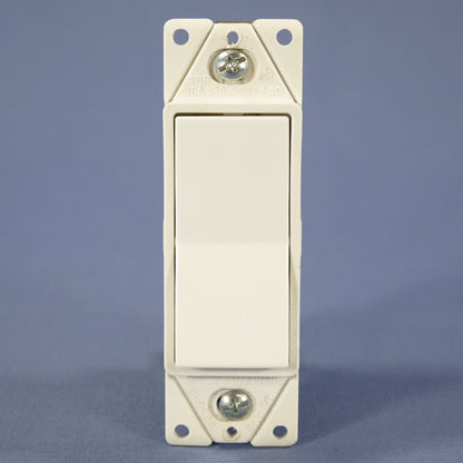 Eagle White Framed 4-Way Decorator Rocker Wall Light Switch 15A 120/277V 6604W