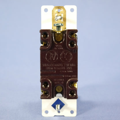 Eagle White Framed 4-Way Decorator Rocker Wall Light Switch 15A 120/277V 6604W