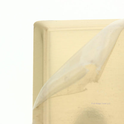 Eagle 84091 Brass 1-Gang Standard Single 1.406 Outlet Receptacle Wallplate Cover