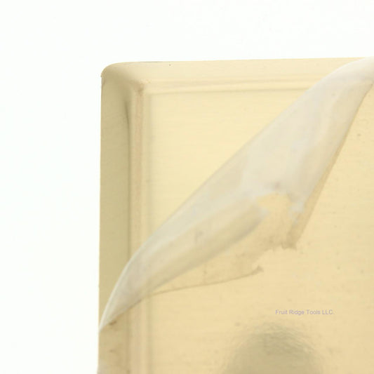 Eagle 84091 Brass 1-Gang Standard Single 1.406 Outlet Receptacle Wallplate Cover