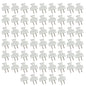 59 Eagle White Commercial Straight Blade Flat Handle Plugs 15A 125V Nema 912W