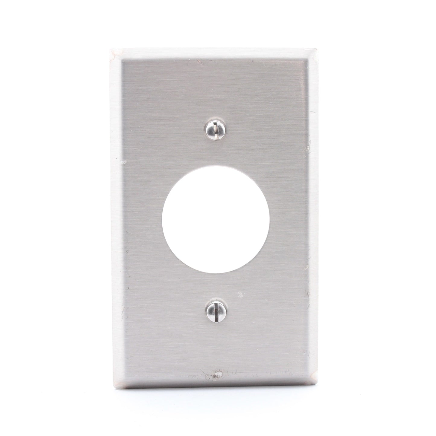 Eagle 93091 Stainless Steel 1-Gang 1.40" Receptacle Single Outlet Wallplate