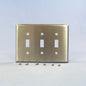 Eagle Non-Mag Mid-size Stainless Steel 3G Toggle Switch Wallplate Cover 93973