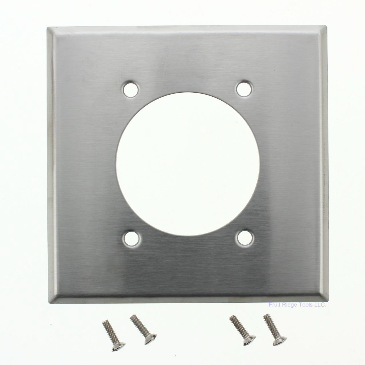 Eagle Standard Stainless Steel Dryer Range Welder 2.156" Outlet Cover Wallplate