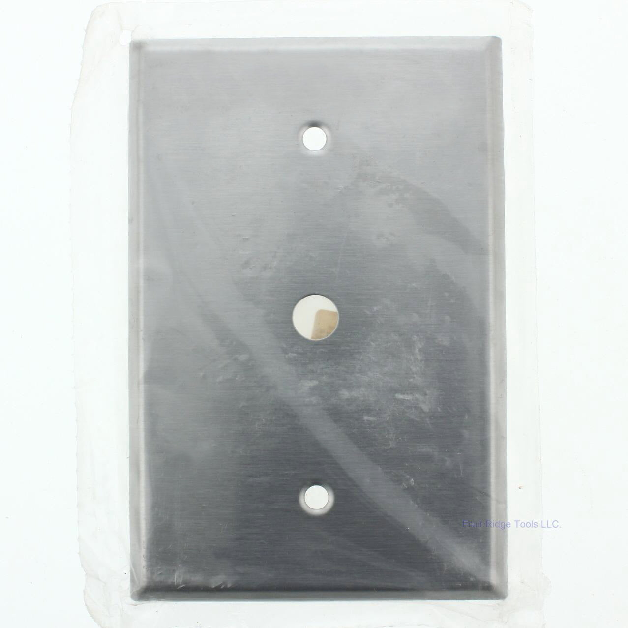 Eagle Stainless Steel Single Gang Cable Telephone Wallplate 3.5"W x 5.25"H 97896