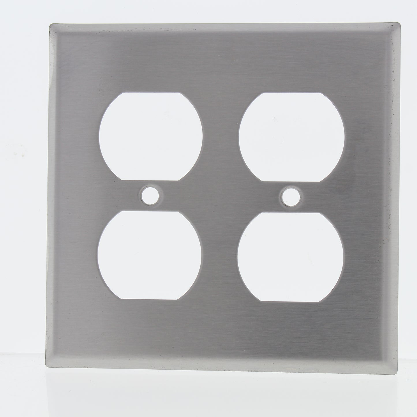 Eagle 97902 Magnetic Midway Stainless Steel 2-Gang Receptacle Outlet Wallplate