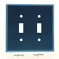 Eagle Magnetic Mid-size Stainless Steel 2G Toggle Switch Wallplate Cover 97972