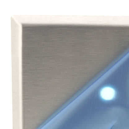 Eagle Magnetic Mid-size Stainless Steel 2G Toggle Switch Wallplate Cover 97972